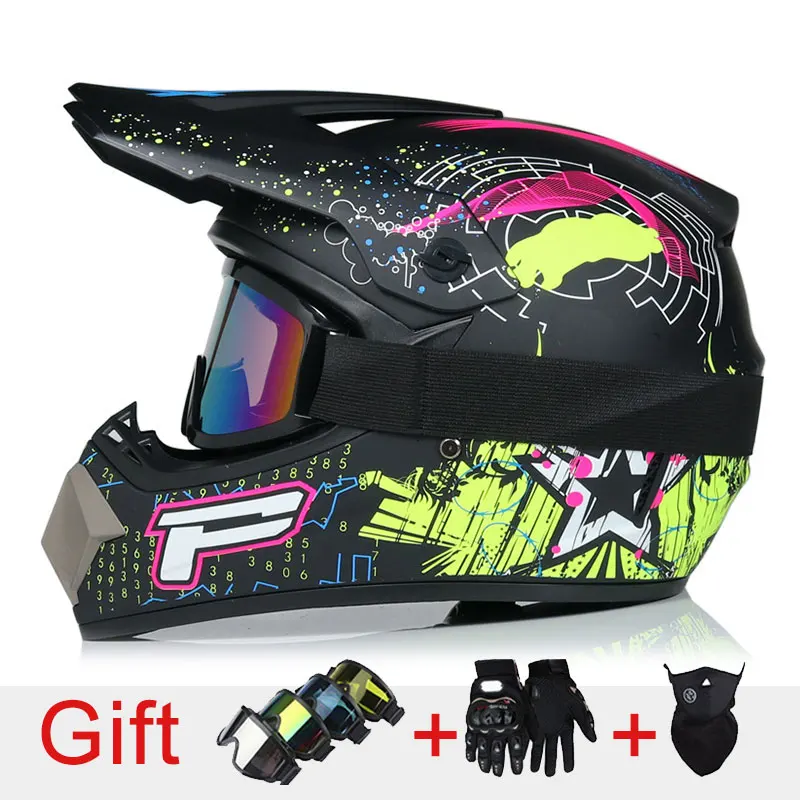 

Motorcycle helmet men's certified modular integrale quad adventure and articulated supplies Motocross helmets