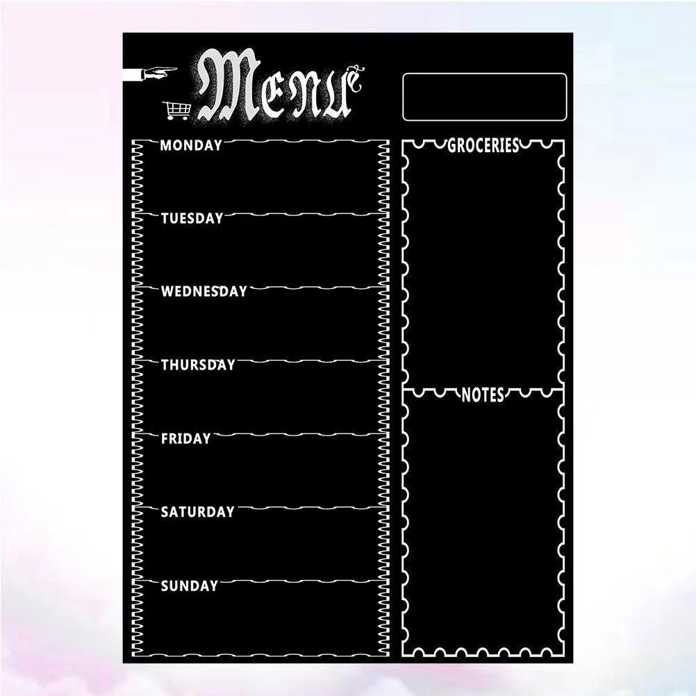 

1pc Refrigerator Whiteboard Magnetic Dry Erase Planner Weekly Schedule 9 Grids Reusable Writing Board For Home Office Kitchen
