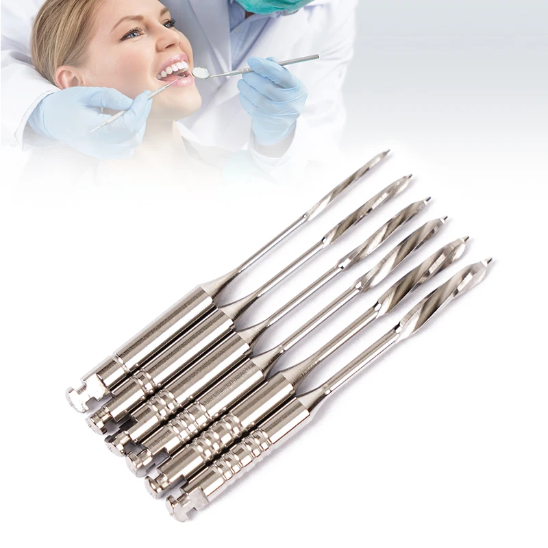 

6pcs 32mm Dental Endodontic Files Reamers Drill Burs Peeso Reamers Endo Files Peeso Dentist Materials Tungsten Steel Endo File