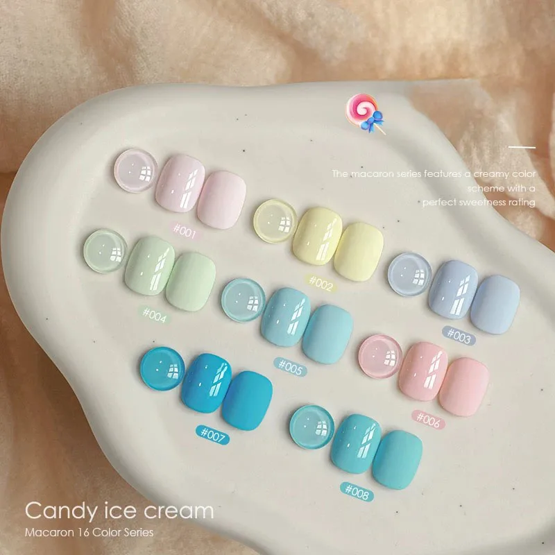 1 pçs 12ml clareamento doces sorvete série gel unha polonês 2025 nova dopamina colorido leite branco unha polonês unhas vermelhas verde