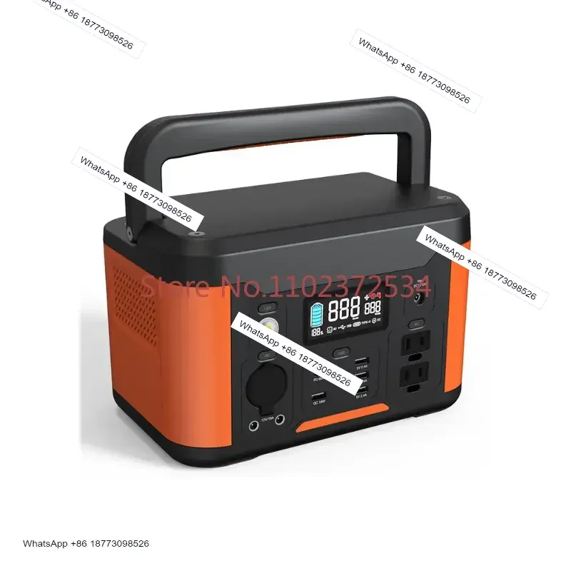 Highspeedpower 500w Li-ion battery portable generator wireless solar power bank 110v 220v portable power station 500w EU US AC