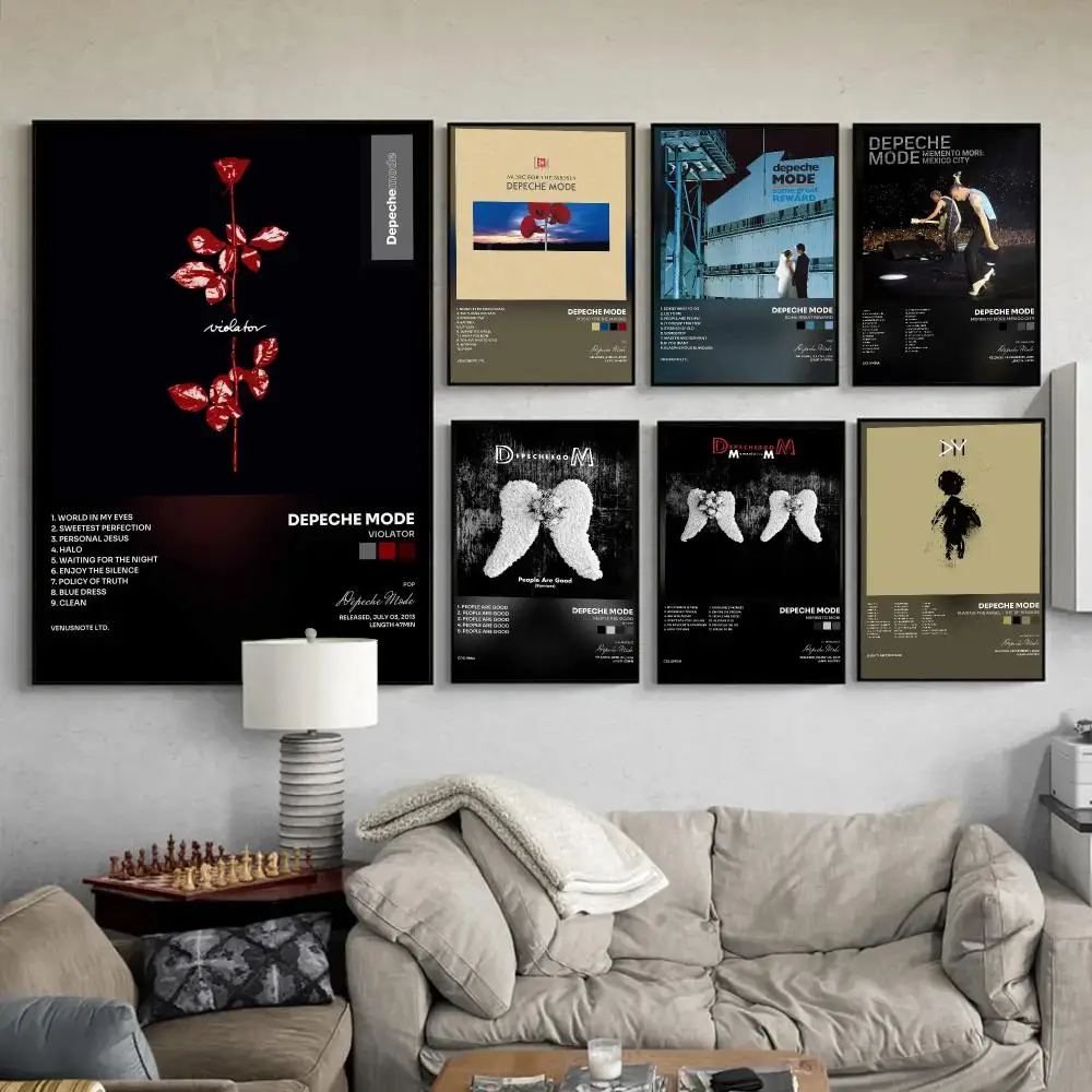 Band D-Depeche Mode Poster Wall Art Poster Print Decorative Picture for Living Room Bedroom Home Decor