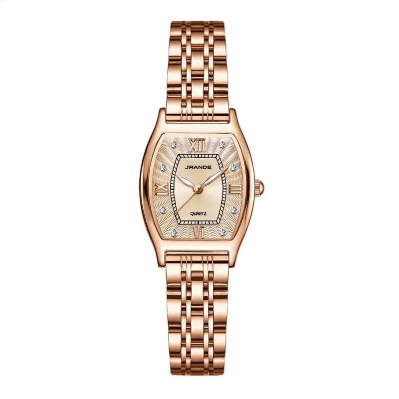 New Women'S Watch, Stylish And Sophisticated, With A Quartz Movement And Stainless Steel Strap.  Watches And Accessories.