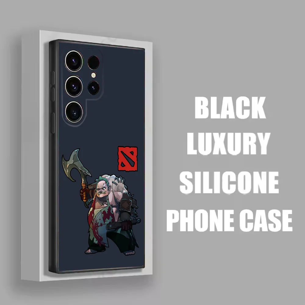 حافظة هاتف Game D-Dota 2 لهاتف سامسونج S25، S24، S21، S22، S23، S30، Ultra، S20، Plus، Fe، Lite، Note، 10 غلاف ناعم أسود #5