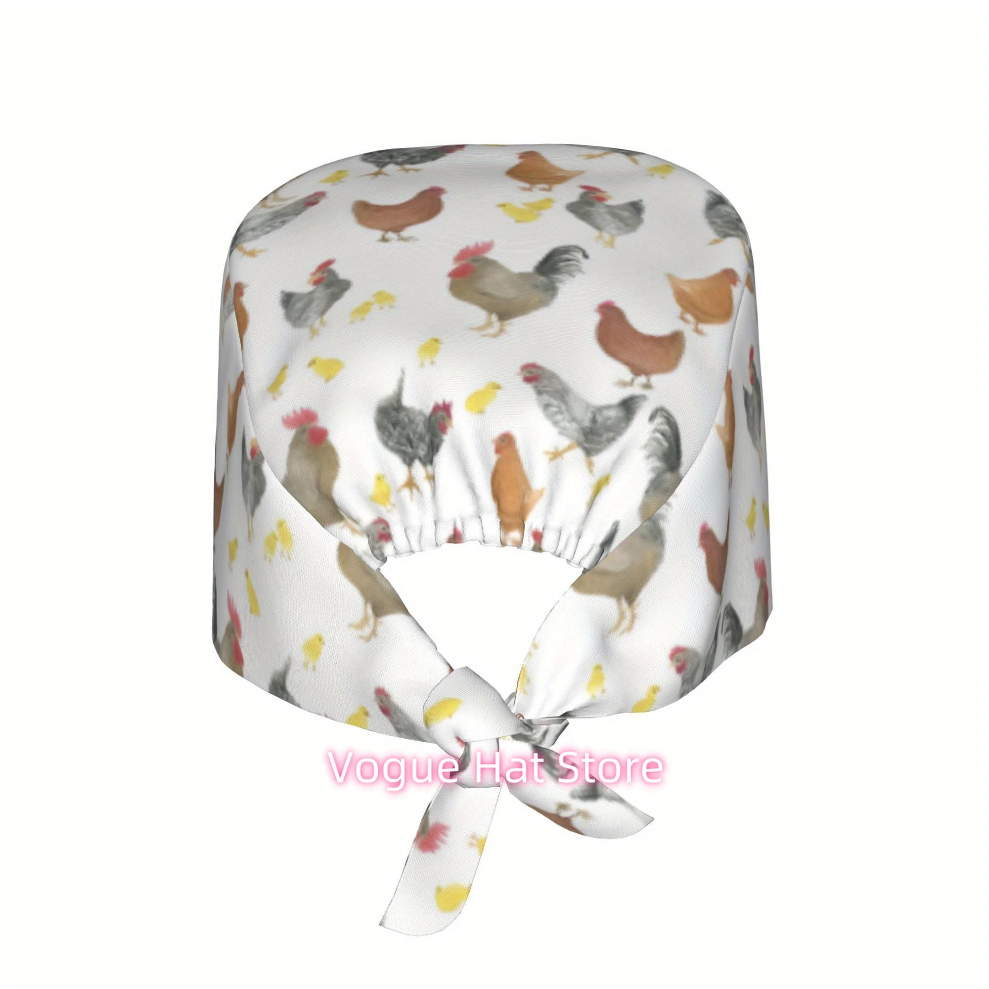 1pc of a Stylish Work Hat Featuring Adorable Cartoon Animals, a Trendy Headscarf Suitable for Both Men And Women, Lightweight An
