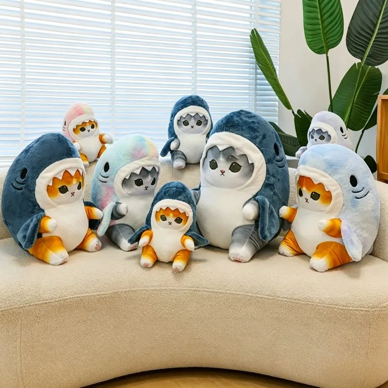 

New 25/33/40/50CM Mofusand Cute Cartoon Transforming Plush Cat Toy Soft Stuffed Kitten Perfect Birthday Gift for Kids and Girls