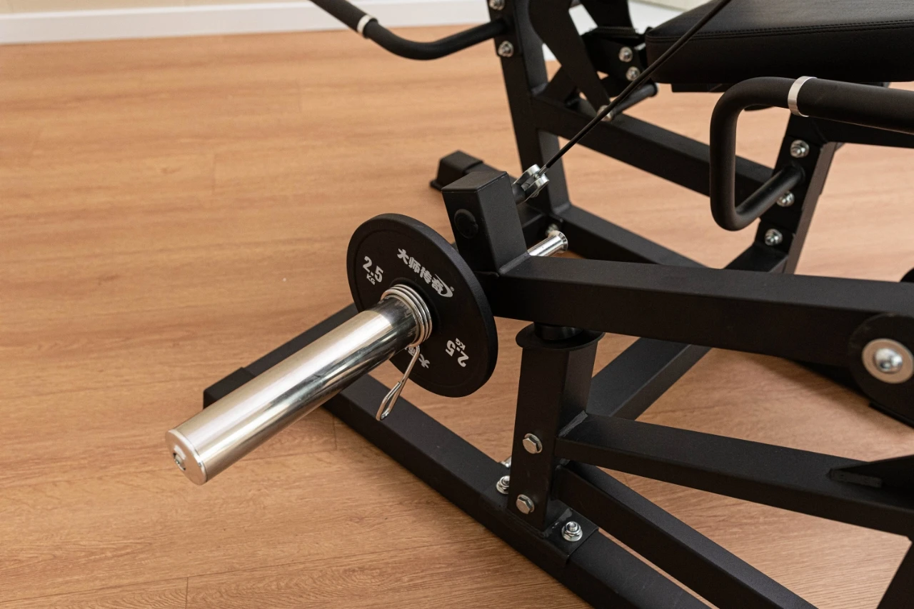Home Use Plate-Loaded Seated Leg Extension/Curl Combo - Dual-Function Leg Machine With Adjustable Safety Lock