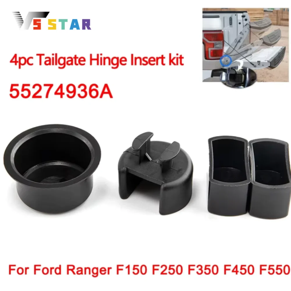 

38641 55274936A 4 шт. пластиковый комплект вставок шарнирной втулки задней двери для Ford F-350 F-450 F-550 Super Duty SLJ-1044 1999-2006 гг.