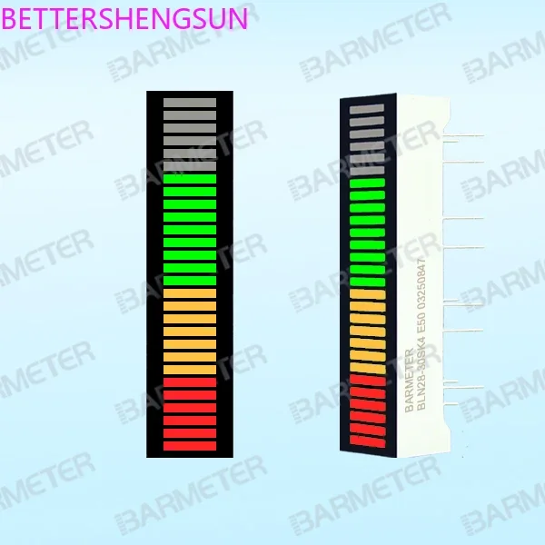 

BL28-3005SD Genuine Factory Direct LED Display 28 Segment 30mm Long / Dual Color / Light Bar Display Device