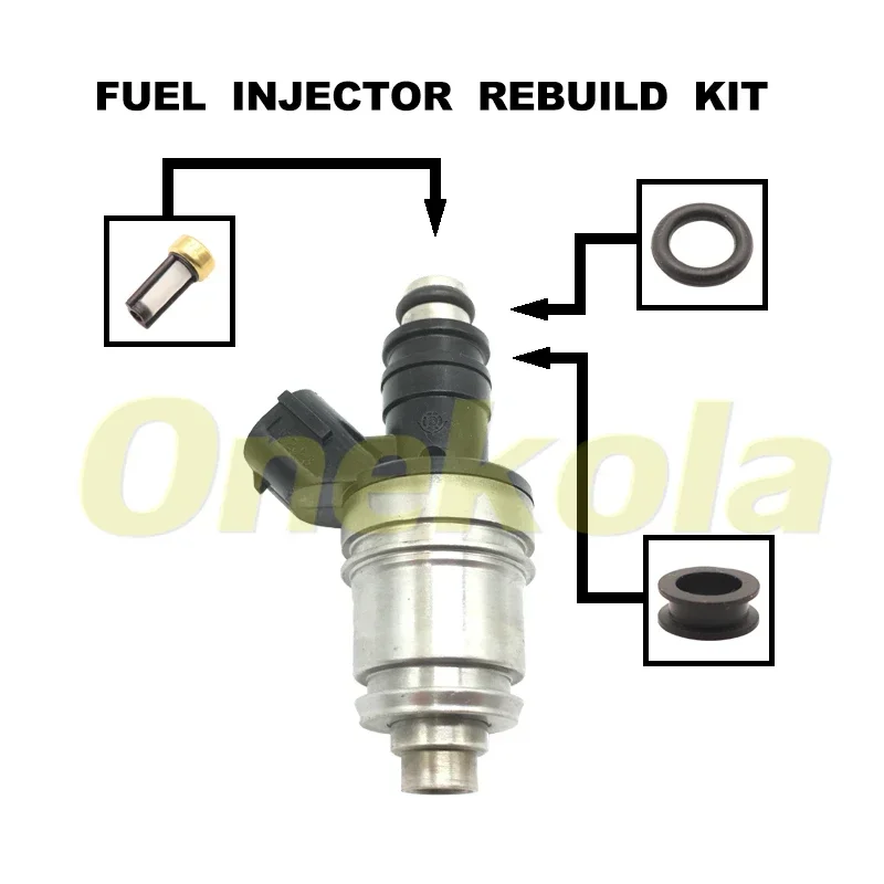 Kit de juntas tóricas de sello de inyector de combustible, filtros de sellos para JS2J-3 para SUZUKI WAGON R 1999 LHD 1,0 gasolina