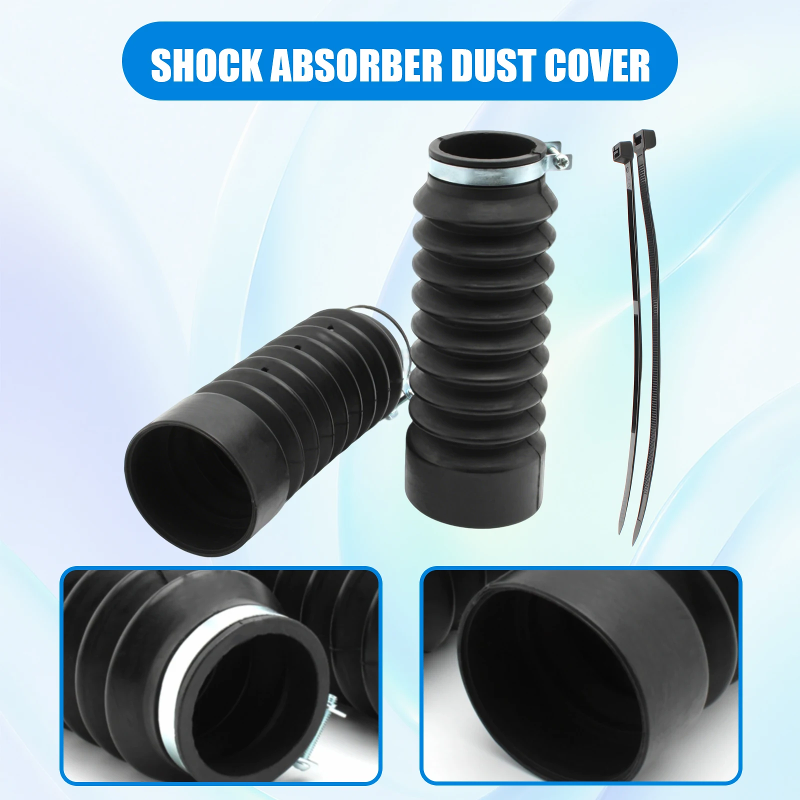 for Honda Rebel CMX500 CMX300 2017-2021 Motorcycle Front Fork Cover Dust Cover Gaiters Gators Boots Shock Absorber Rubber