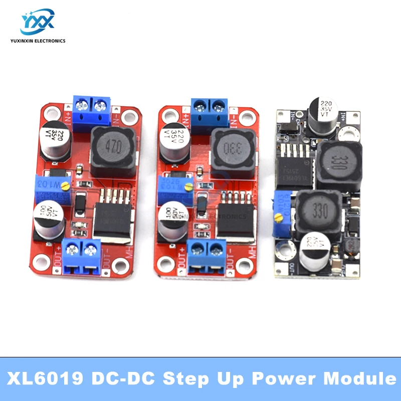 1PCS XL6019 DC-DC Boost Module Step-Up Voltage Converter Adjustable Output Power Supply Voltage Regulator
