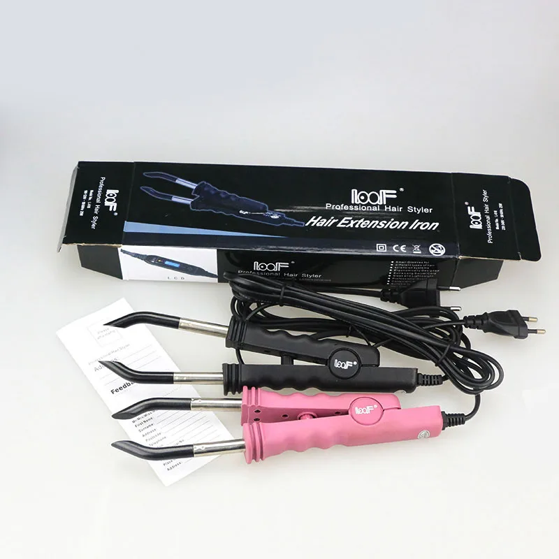 Hair Extension Iron Keratin Bonding Tools Fusion Heat Connector Machine Temperature Fusion Heat Connector Hair Extension Tools