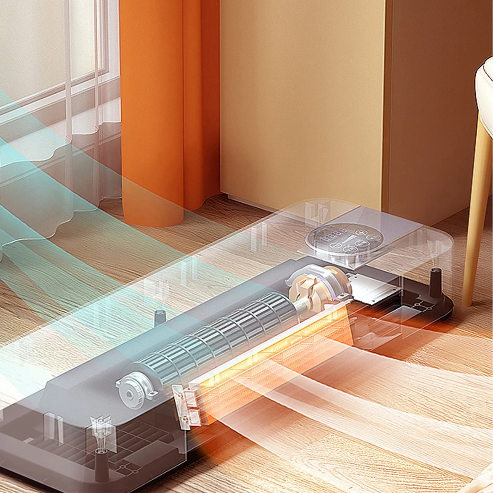 벽걸이 히터 쿨러, 에너지 절약 안전 전기 히터 쿨러, 가정용 리모컨 포함