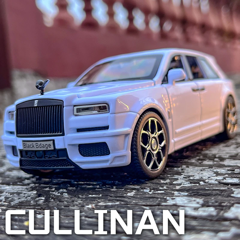 1/32 Rolls Royce SUV Cullinan Alloy Luxy Car Model Diecast Metal Toy Vehicles Car Model Simulation Sound and Light Kids Toy Gift