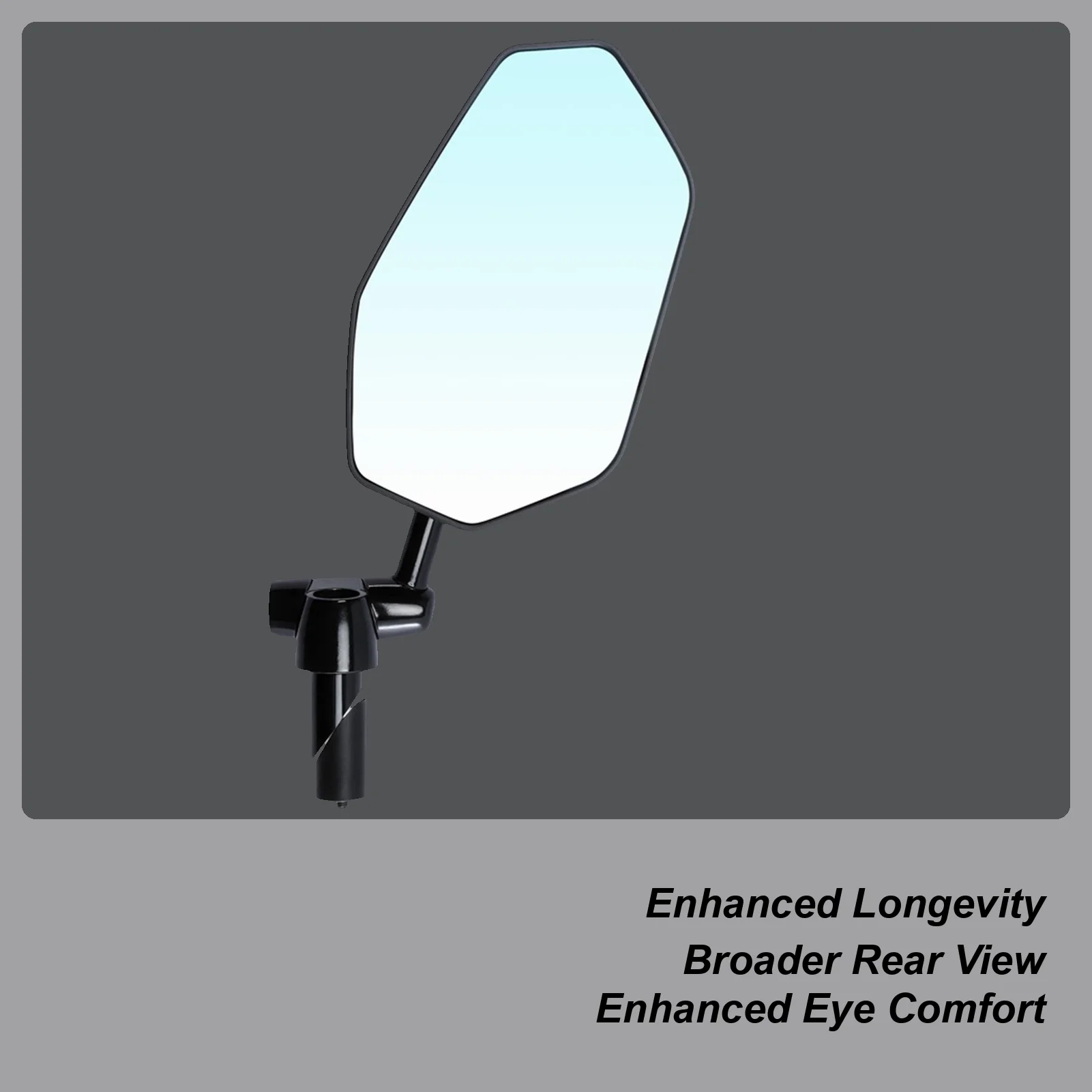 Rear View Mirror For Bike Blast-Resistant Safe Cycling Rearview Mirror For Men Women Girls Youth Teens Athletes Cyclists Golfers