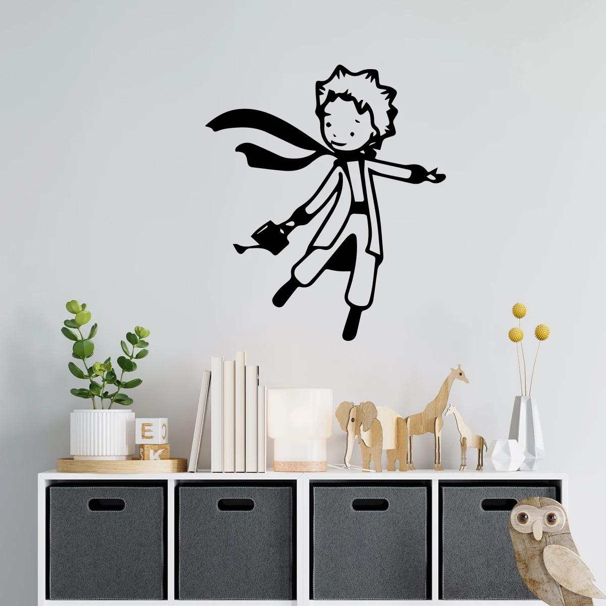 1pc Cartoon Child Wall Art Decal Wall Stickers Pvc Material Background Wall Art Decal  Wall Decal Home Decor Wall Sticker Murals