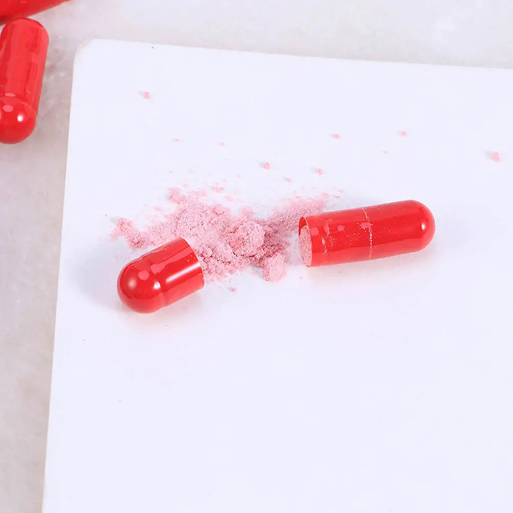 

40Pcs Fake Blood Capsules Edible Scary Prank Halloween Horror Party Supplies Mouth Blood Makeup Effects Prank Toy