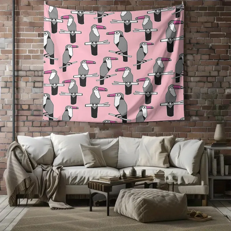 بوهو نسيج الجدار الشنق ديكور الغرفة الجمالية طبيعة جدار الفن الغابات نسيج غرفة النوم ديكور القبلية جدار ديكور خمر نسيج #6