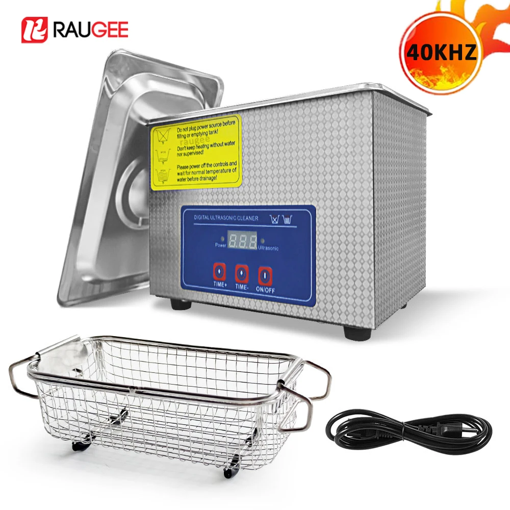 800ML Ultrasonic Cleaner Ultrasound Washing Machine Ultrasonic Washing Bath Home Commercial Glasses Jewelry Ultrasonic Cleaner