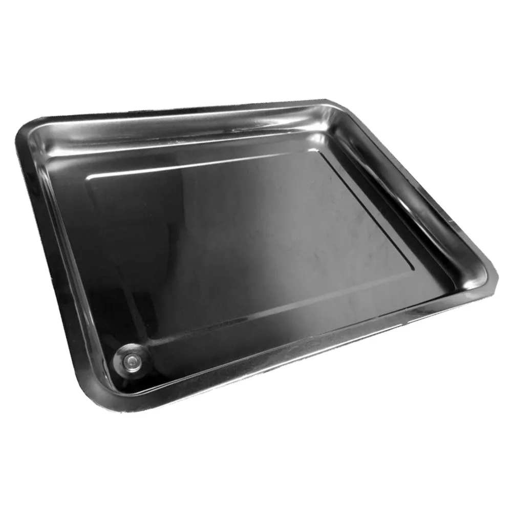 

Stainless Steel Tea Tray Creative Design Water Drip Plate Multi-Purpose Serving Tray Suitable for Home Restaurant Hotels