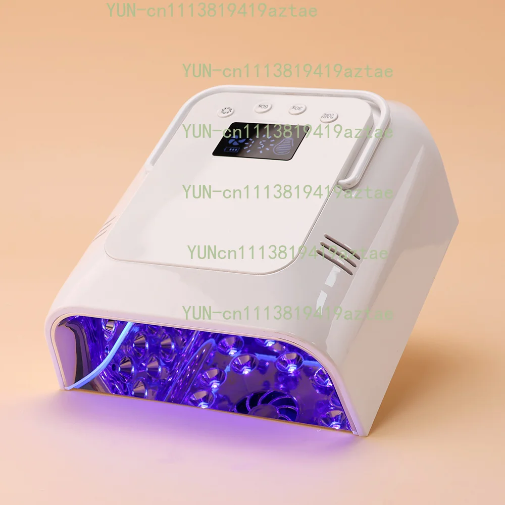 108W High Power Professionals Led Gel Dryer Nail Lamp Customizable Salon Equipment Metal Nail With Fan