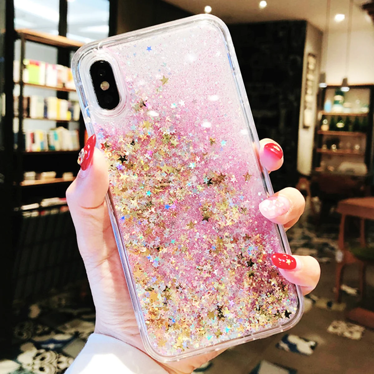 

3Mm Star Sequins Five Pointed Rosy Color Retention DIY Craft Supplies for Home Decor Phone Case Nail Art Festival Party