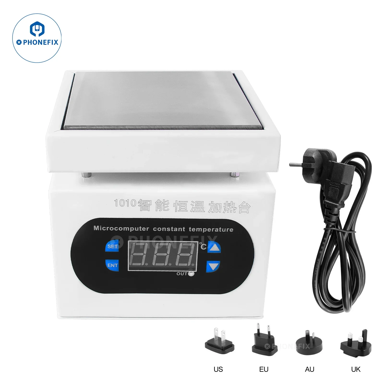 P-1010 Smart Preheating Table SMD PCB Soldering Hot Plate Digital Rework Station Smartphone Screen Removal Tool