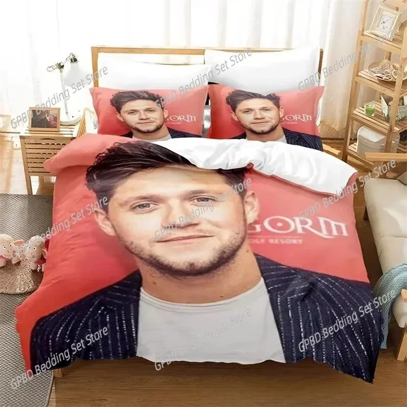 

3D Print Niall Horan 3D NEW Duvet Cover Pillowcase Bedding Set Adult Boy Girl Bedroom Decoration Children Single Double Large