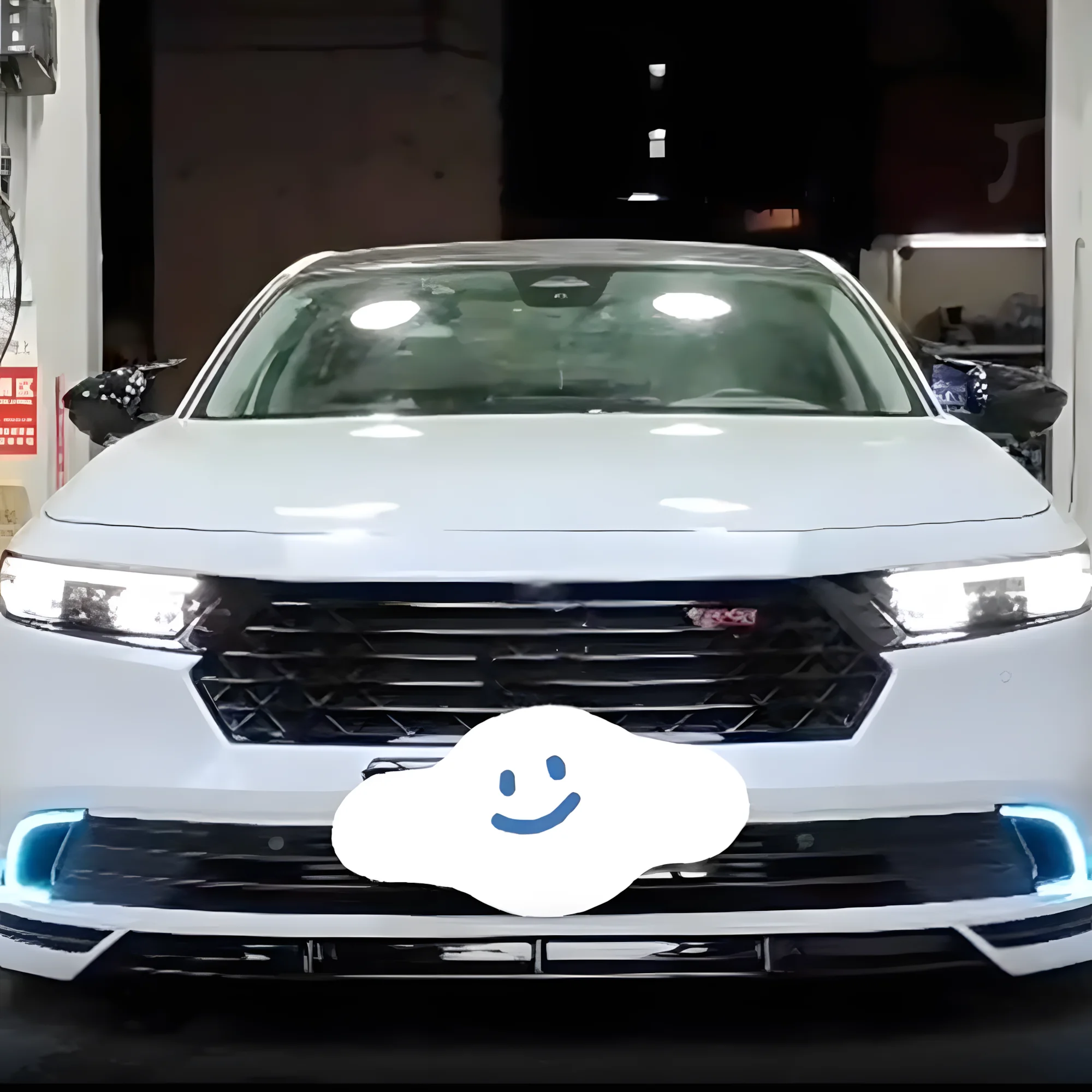 

Автомобильные фары в сборе для Honda Accord 11th 2023, обновление переднего бампера, динамические аксессуары, противотуманные фары, дневные ходовые огни, светодиодные