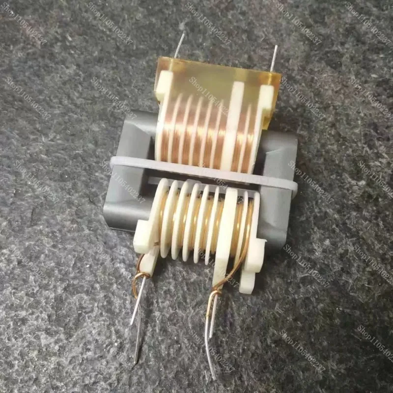 60W High Power Resin Potting Transformer, 44 Transformation Ratio High-Voltage Boost Coil 6+2 Slots 4-Pin Foldable Type