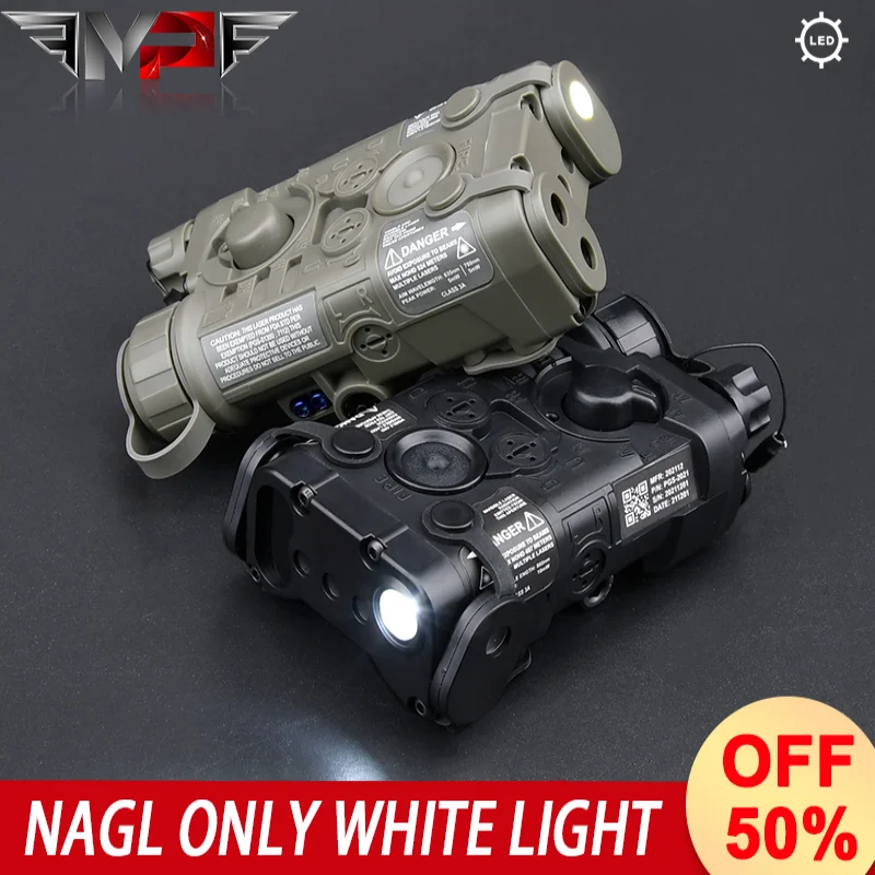 

WADSN Tacitcal NGAL Only White LED Light Contstant Strobe NO Laser Airsoft Weapon Scout Light Fit 20mm Rail Airsoft Accessories