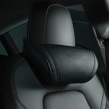 PU Leather Memory Foam Neck Pillow 1