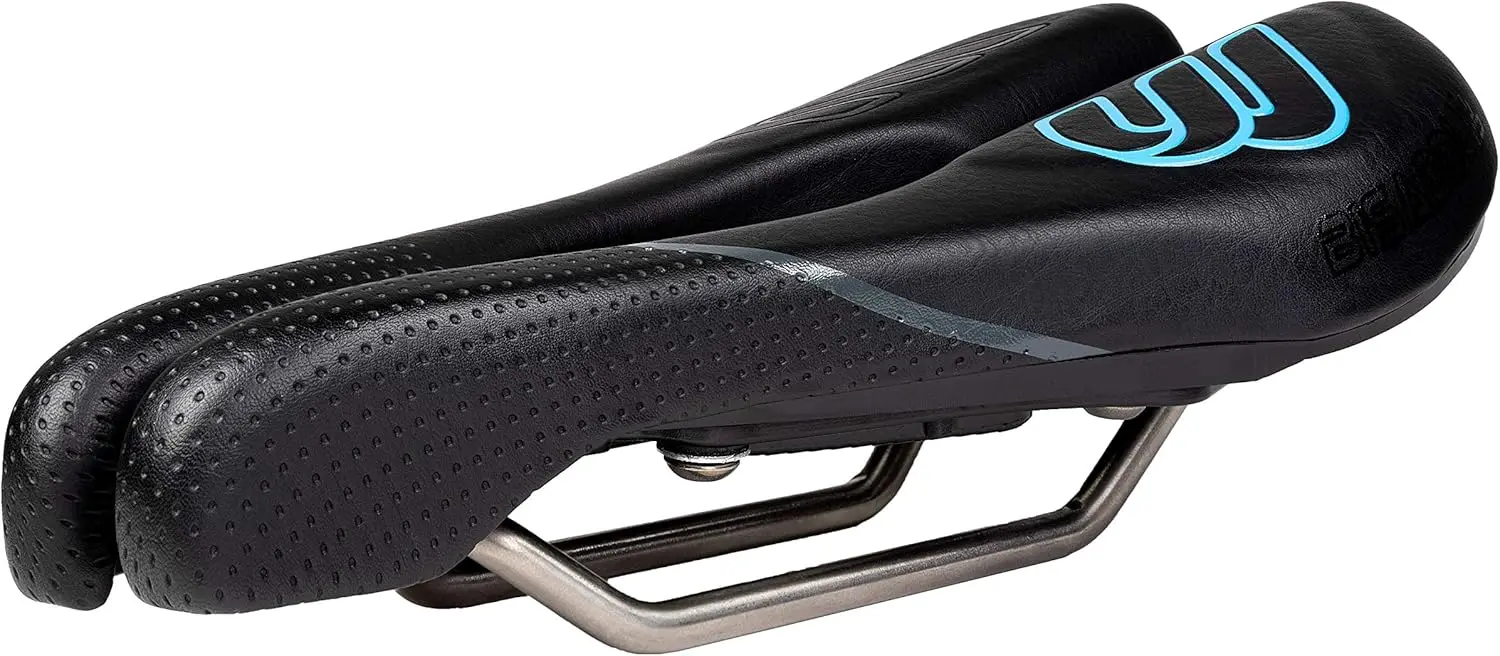 

Adjustable Bicycle Saddle with Titanium Rails Custom Fit Comfort