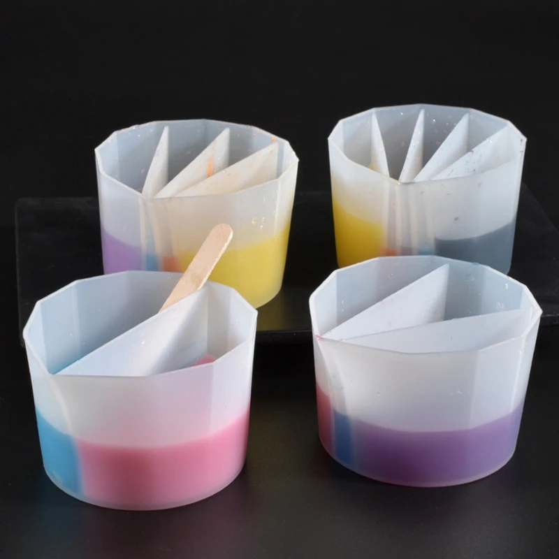 Toning Cup Crystal Epoxy Resin Distributing Cup Mixing Cup for Distribution Drop shipping