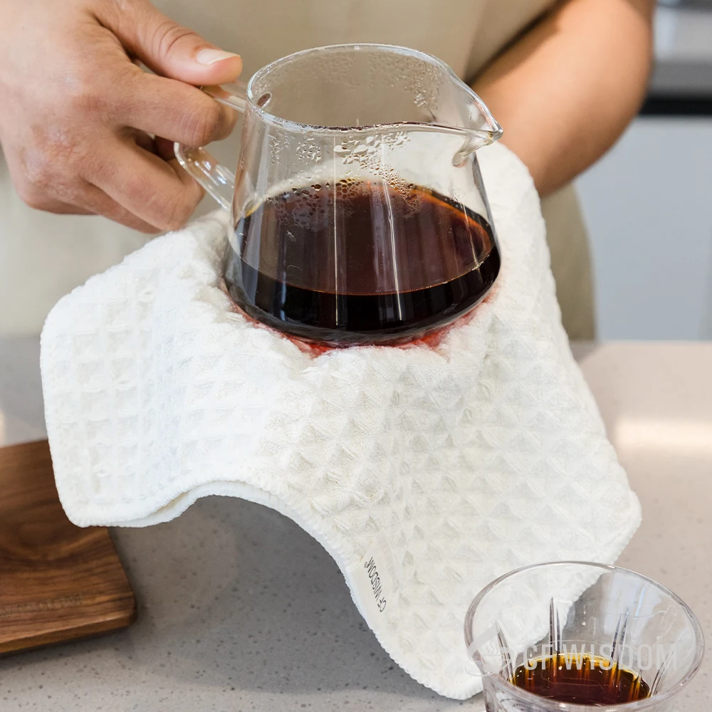 Barista Coffee Towel Super Absorbent Microfiber Cleaning Cloth for Espresso Machine, No Lint Square Rag, Kitchen Home Gift