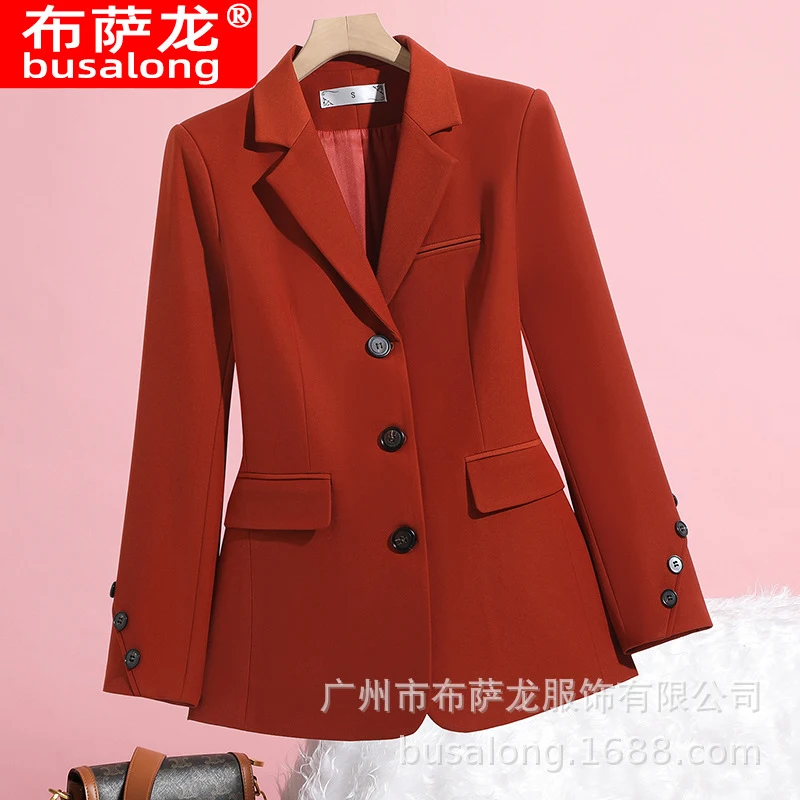 

2026New style business blazer for women, long-sleeved professional suit, formal women's jacket, workwear wholesale