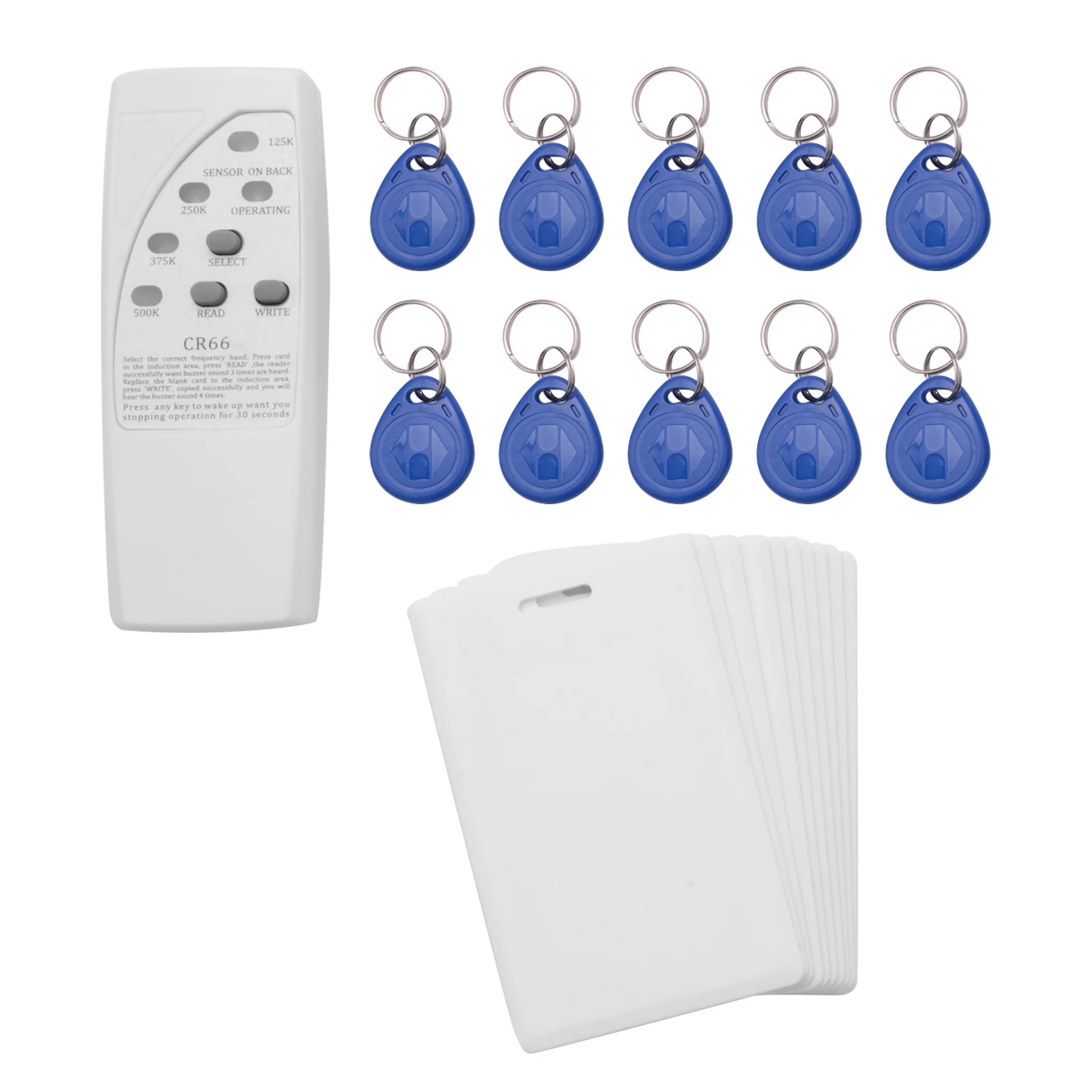 

A52T 125Khz RFID Card Reader Writer ID-125Khz Copier Duplicator Handheld RFID Reader For Door Access Control
