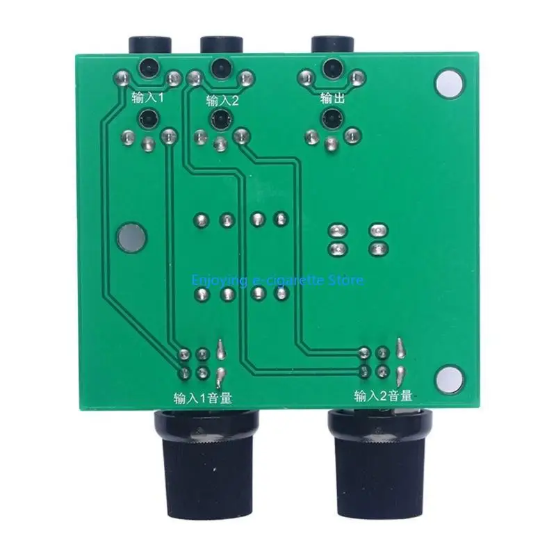 Passive Source Blending Board mit 3,5 mm Löchern, Audios Mixer Board Combiner Modul für zwei Tonsignale und einen Ausgang in – Detail 2
