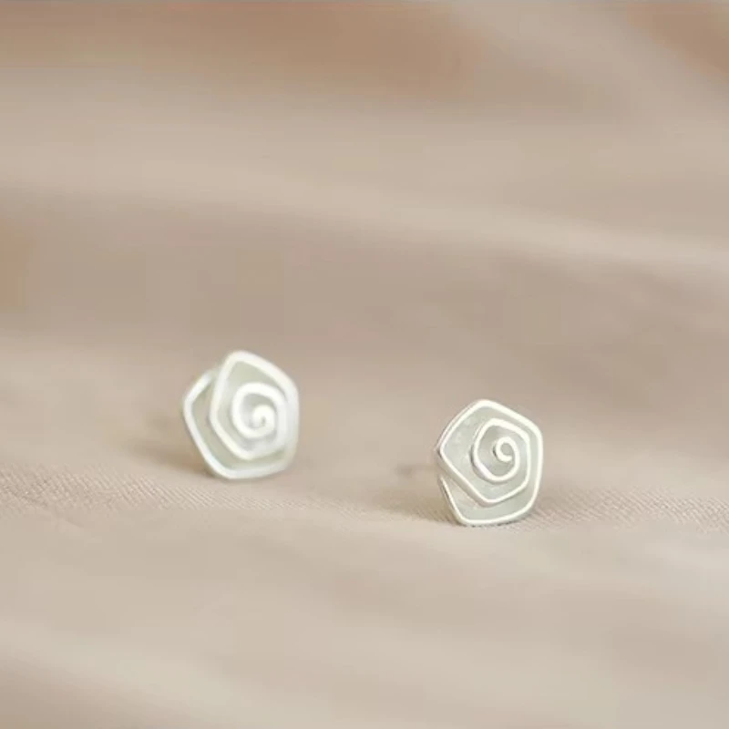 REETI 925 sterling silver rose stadniny kolczyki dla kobiet elegancka biżuteria ślubna pendientes mujer moda 2019 Brincos — zdjęcie 4
