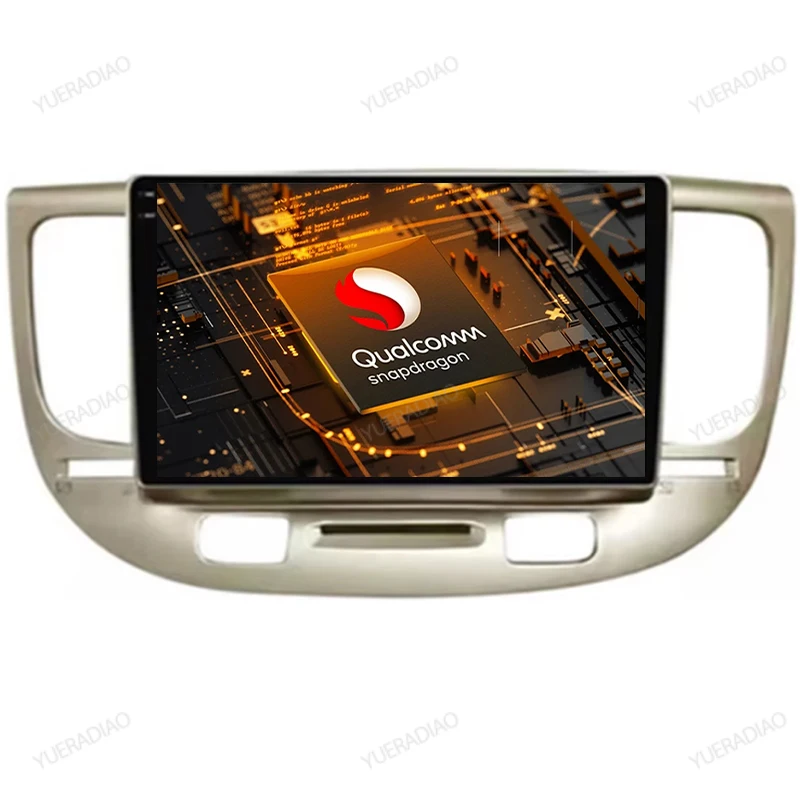 Android 16 Autoradio für Kia RIO 2 RIO2 2005 - 2011 Multimedia Stereo Videoplayer Carplay & Android Auto Mirror Link 2DIN DVD