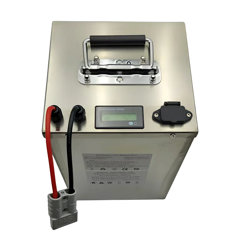 Paket Baterai LiFePO4 60V 50Ah 100Ah untuk Solar Golf Cart RV Penyimpanan Kapal - Lithium Iron Phosphate dengan BMS Bluetooth Terintegrasi