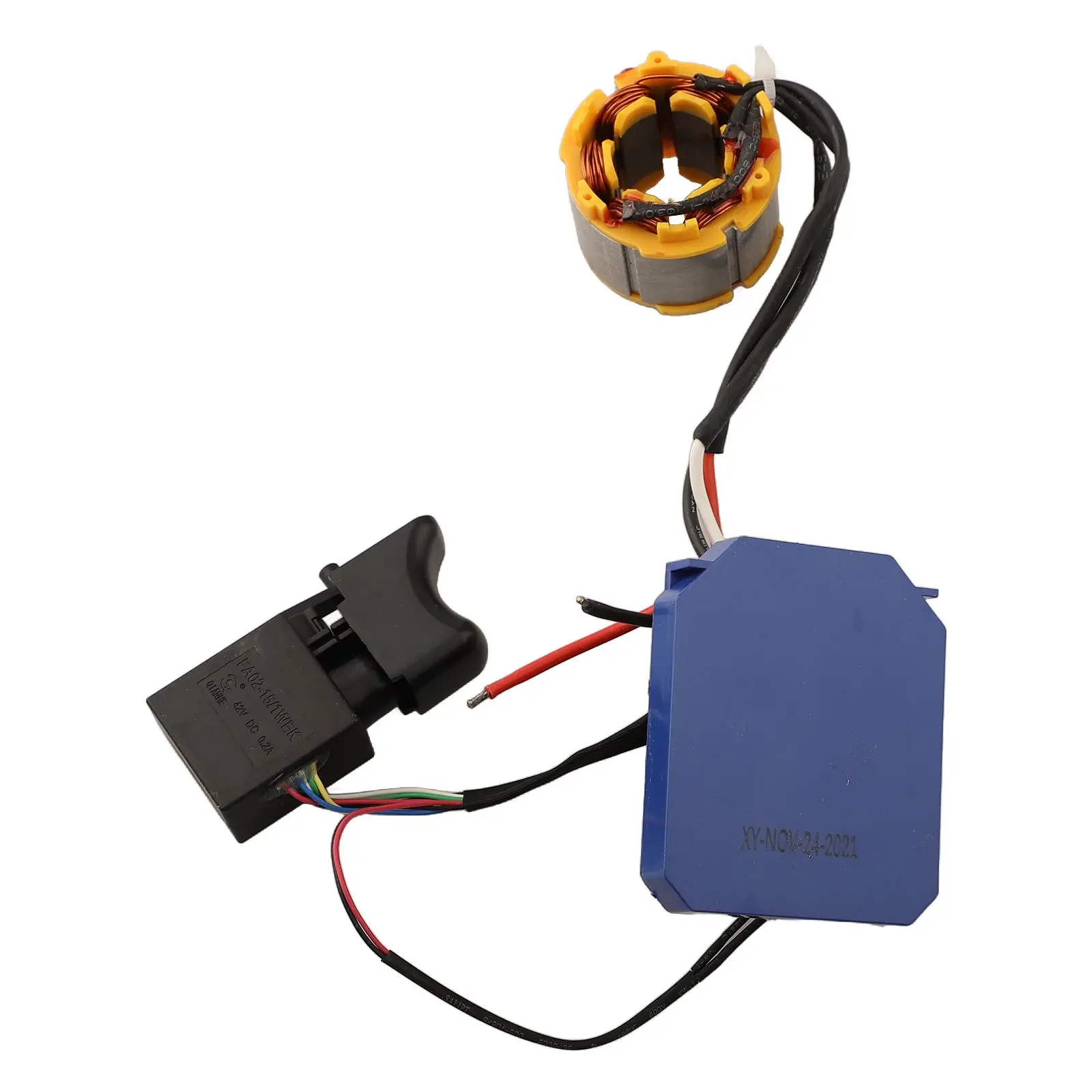 

3820 Lithium Electric Dril Brushless Motor Assembly Switch / Control Board / Rotor Set 21v 12teeth Control Board Accessories