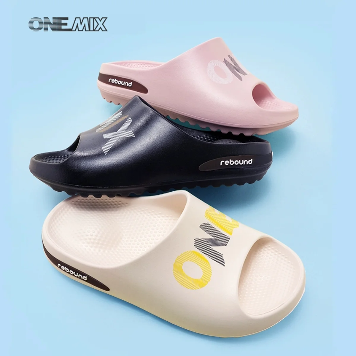 ONEMIX New Adult Cartoon Home Flip Flops Slipper Men Lndoor Sandals Slipper Summer Casual Outdoor Non-Slip Beach Wadding Shoes