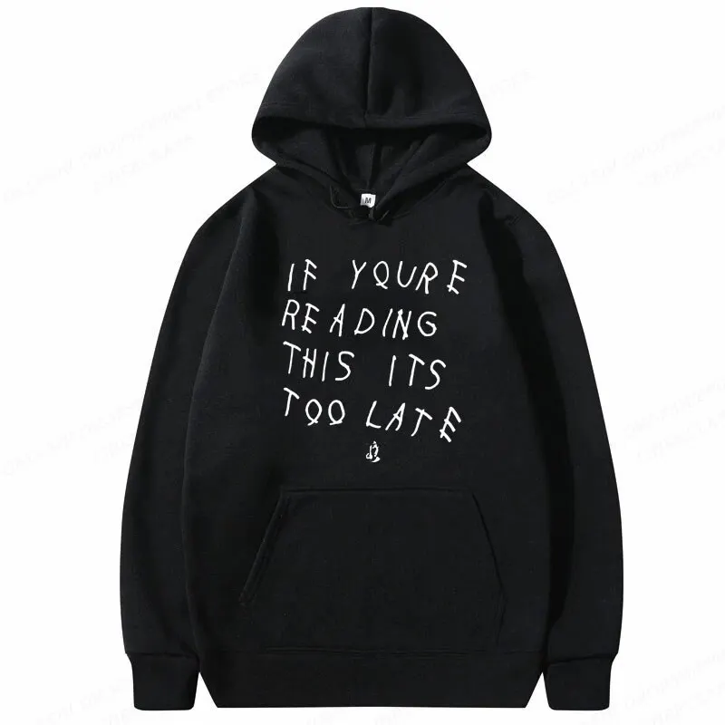 

Rapper Drake Hoodies Print Men Woman Fashion Hip Hop Hoodie Oversized Hooded Sweatshirts Pullovers Unisex Tracksuits Clothing