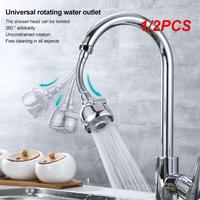 1/2PCS Kitchen Faucet Water Saving High Pressure Nozzle Tap Adapter Two-speed Sink Spray Bathroom Shower Rotatable Kitchen