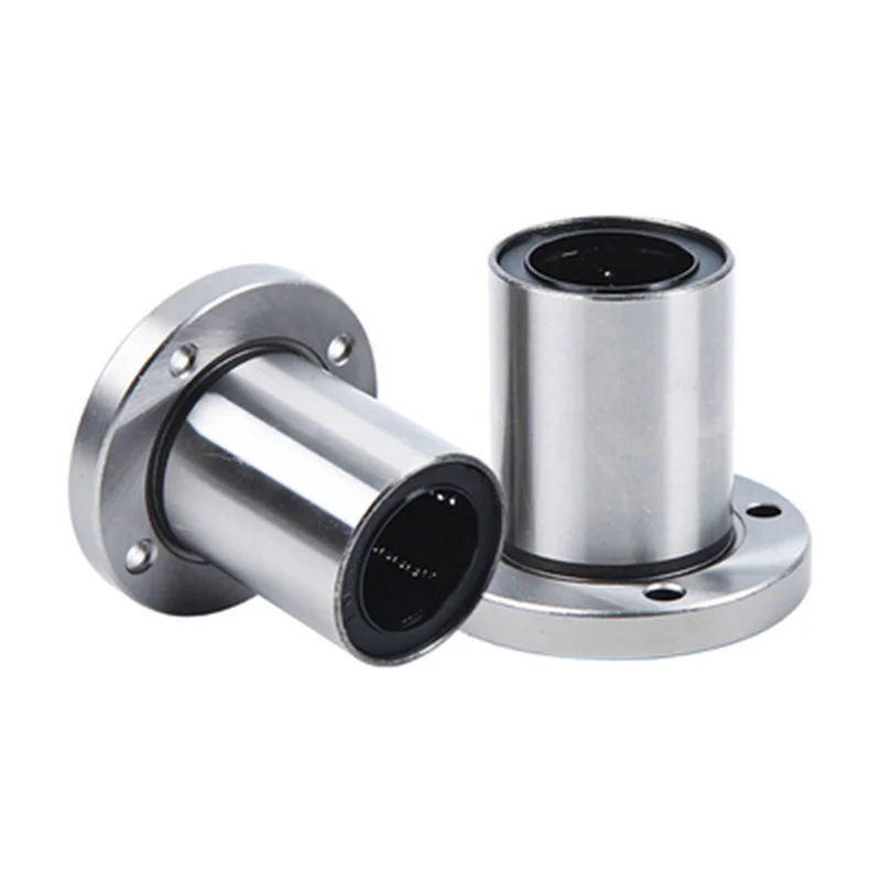 2pcs MSM Round Flange Linear Bearings LHFR/SMF/LMF6UU LMF8SUU LMF8UU LMF10UU LMF12UU LMF16UU LMF20UU LMF25UU LMF30UU LMF35UU(mm)