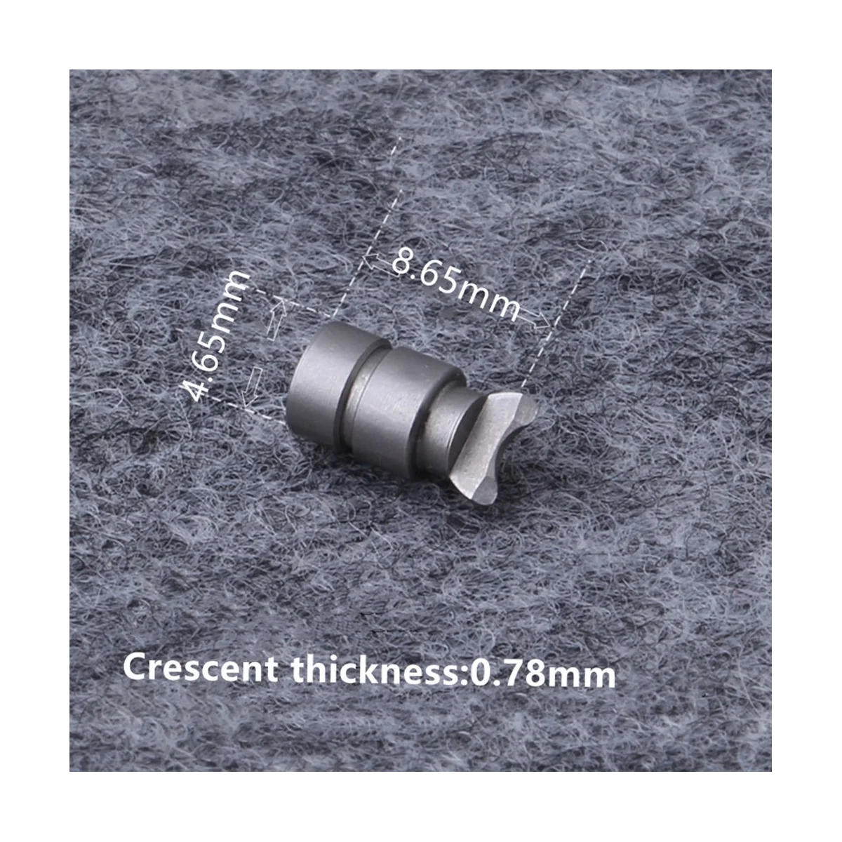 Metal Semilunar Pin Fishing Wheel Half Moon Suitable for Abu Water Drop Wheel BMAX SMAX PMAX Revo