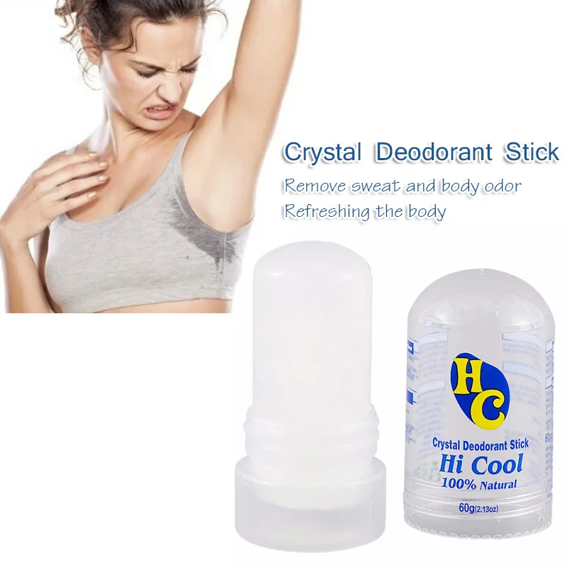 

Sdatter 60g Alum Stick Deodorant Stick Antiperspirant Stick Alum Deodorant Crystal Deodorant, 60g Underarm Removal For Women Man