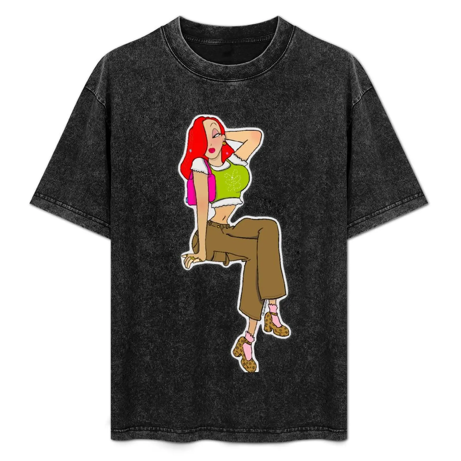 

Jessica Rabbit Re-Imagined in 2020 T-Shirt Stylish Print Short Sleeve Tee